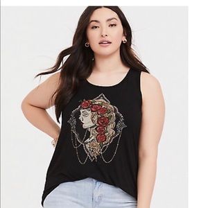 Tórrids Lady día de los muertos tank